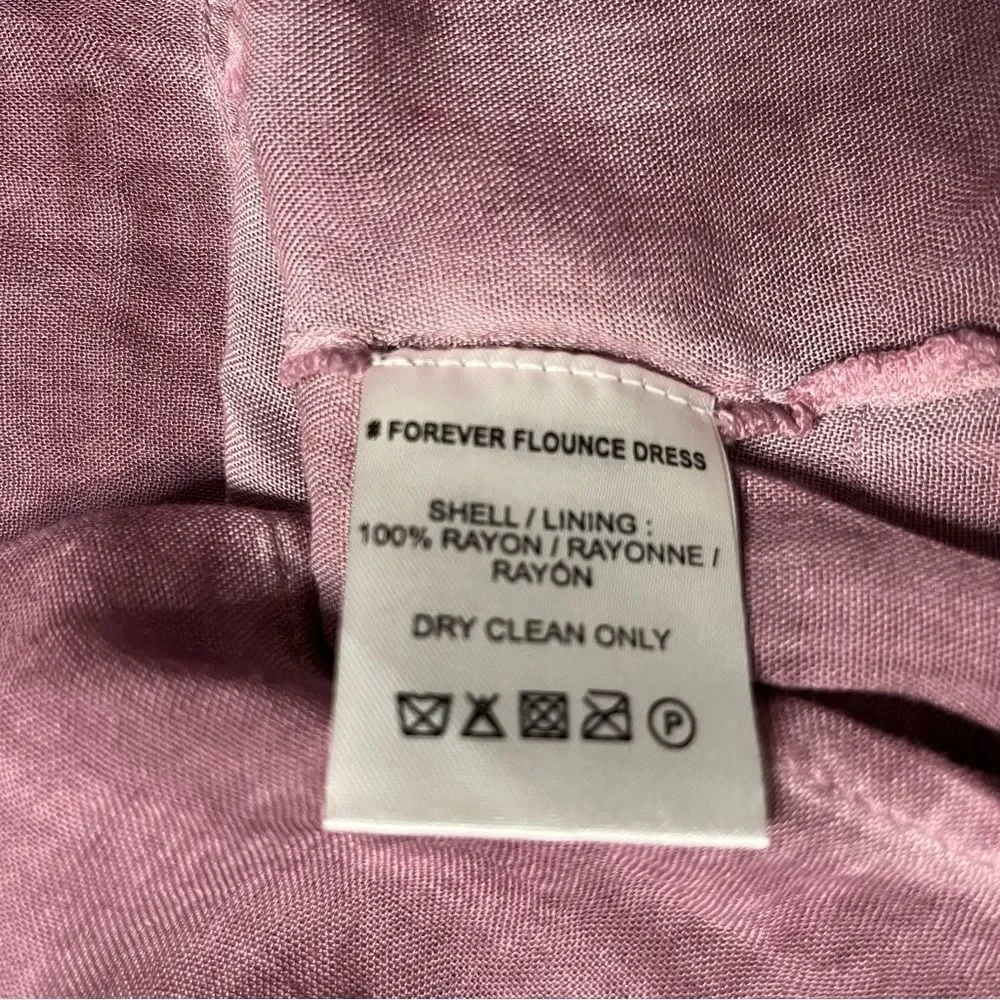 SEA GYPSIES Forever Flounce Dress Dress Purple Plum Boho Mini Size Large NEW